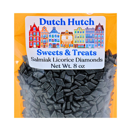 Dutch Hutch  Salmiak Diamonds (pastilles) 8 oz bag