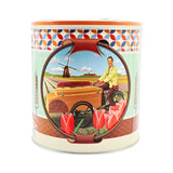 Markus Retro Design Stroopwafel tin with 8 stroopwafels