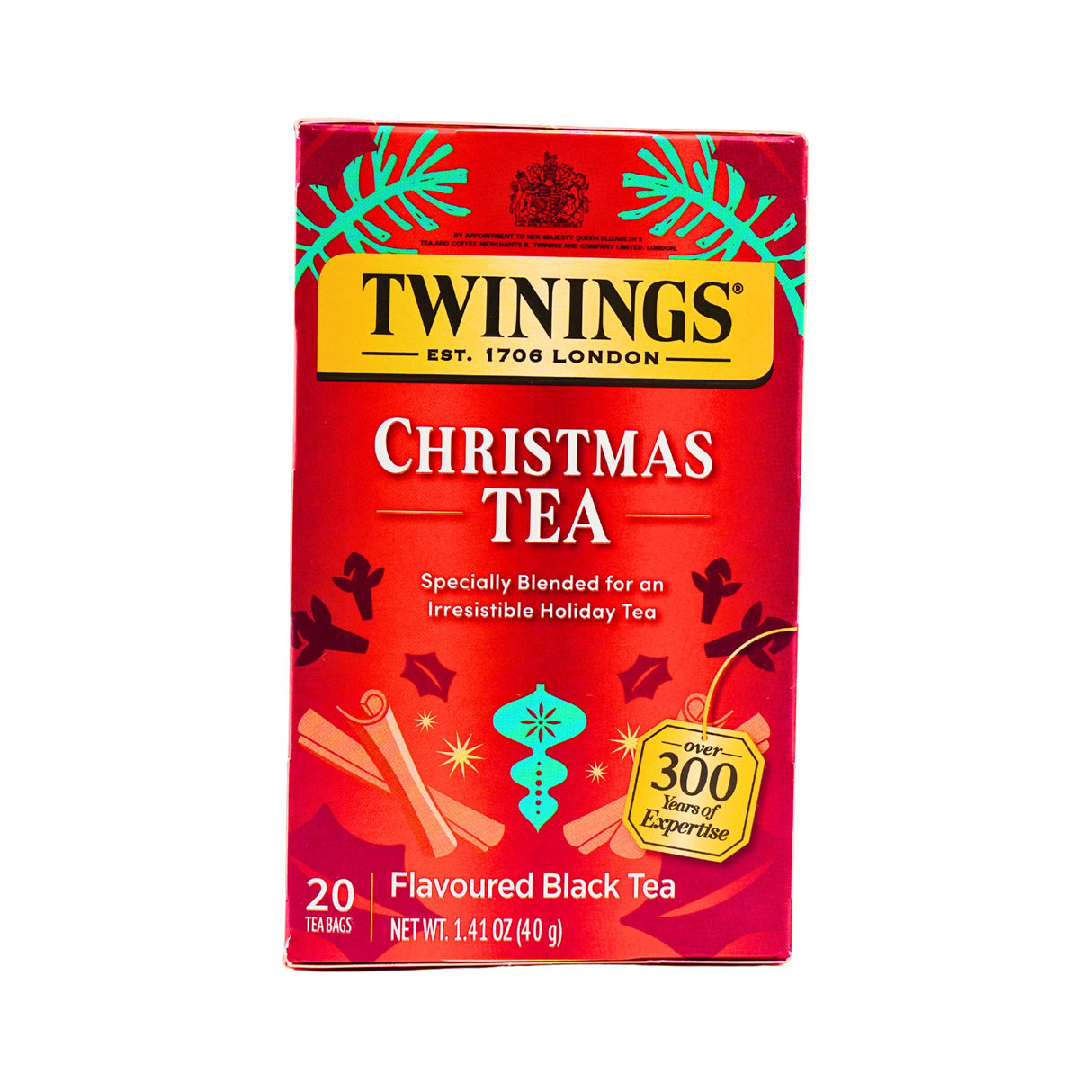 Twinings Christmas Spice Black Tea 20 ct box