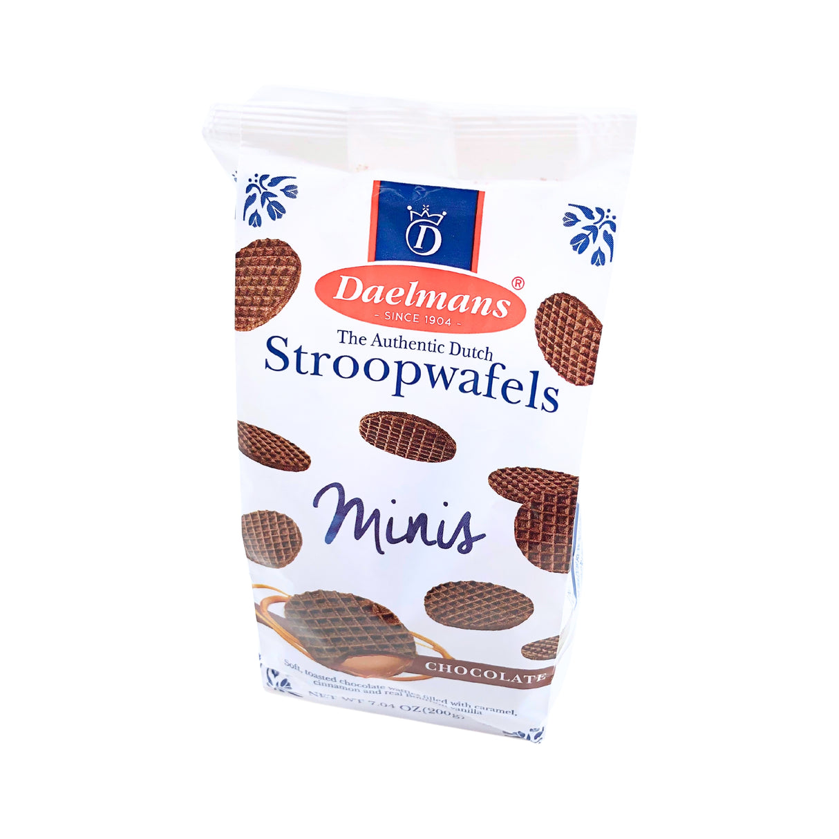 Daelmans Chocolate Mini Wafers Cello 7 Oz
