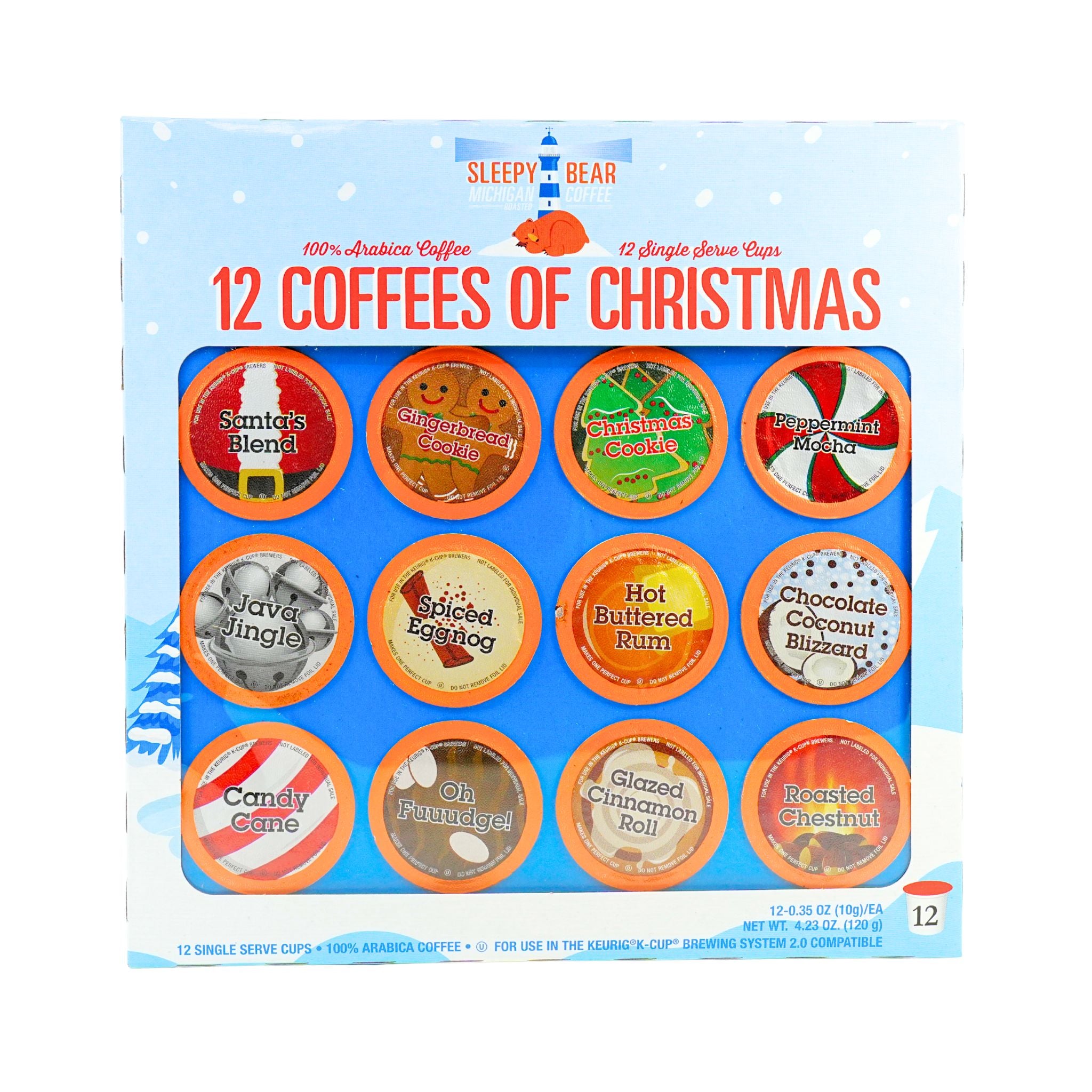 Sleepy Bear 12 Coffees of Christmas Variety Pack - K cups – Peters