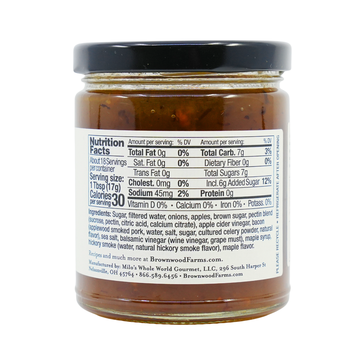 Brownwood Farms Maple Bacon Onion Spread 10oz