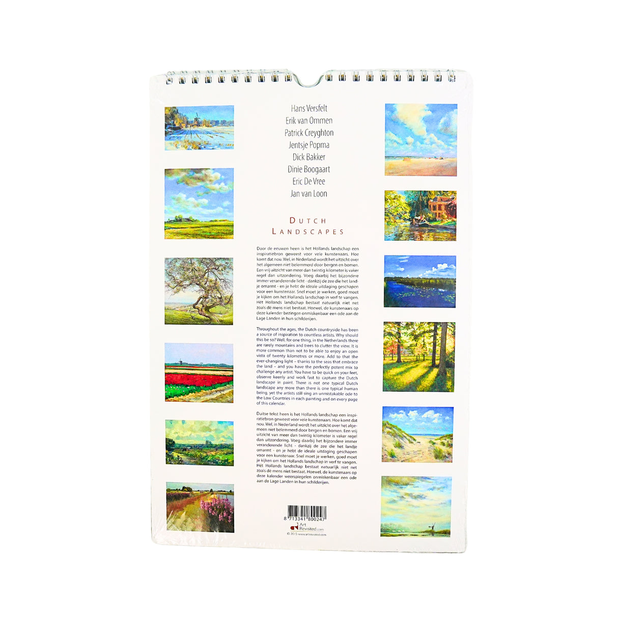 Dutch Landscapes Birthday Calendar