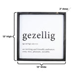 Hoekstra Decor Gezellig With Definition Framed Wall Art