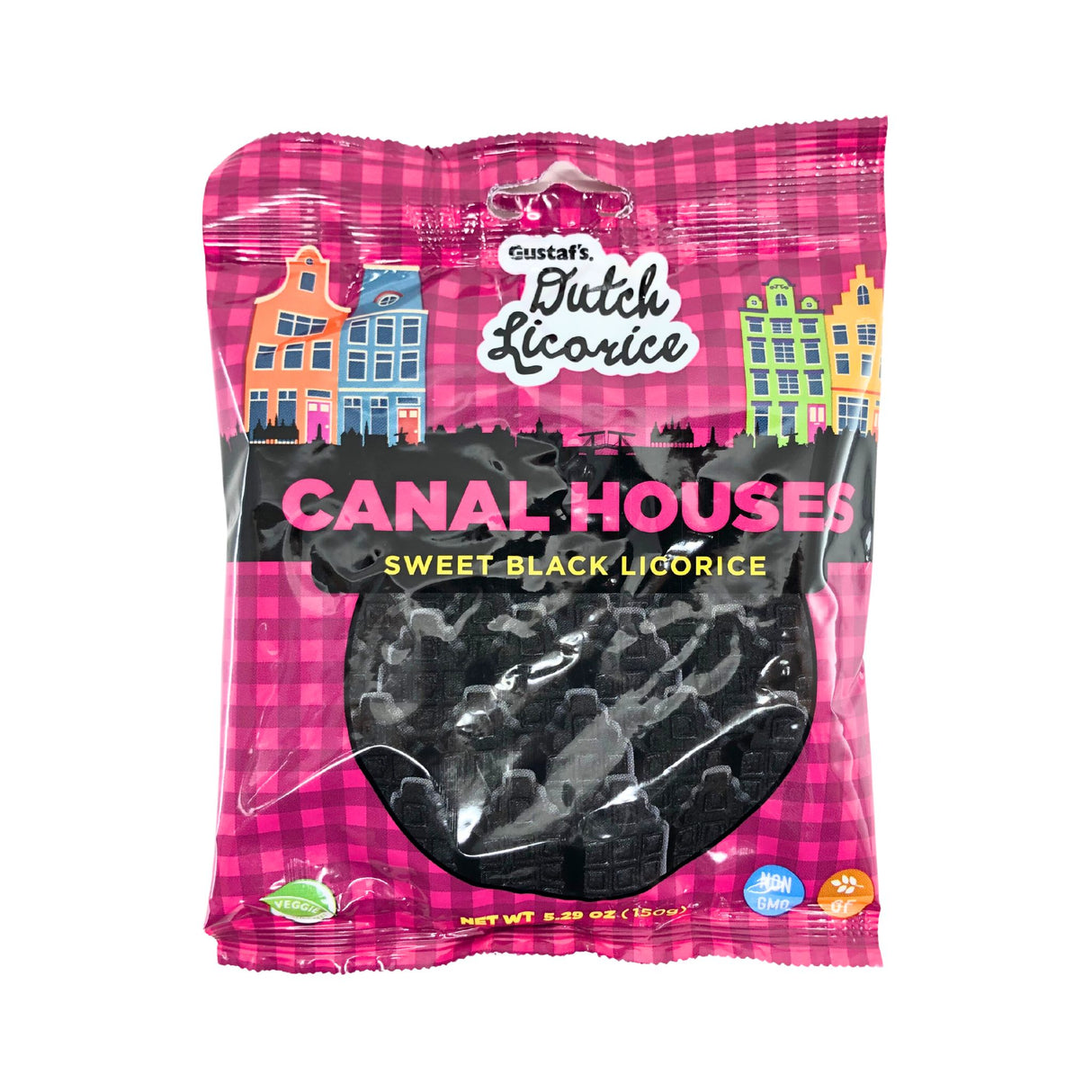Gustafs Licorice Canal Houses 5.29oz  DC