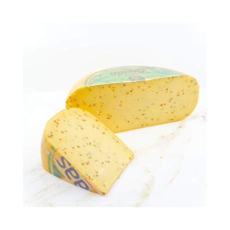 Artikaas Gouda Spiced Cheese with Cumin HALF  WHEEL 4.5 LB