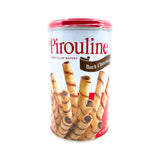 Debeukelaar Pirouline Dark Choc Wafer Rolls 14 oz tin
