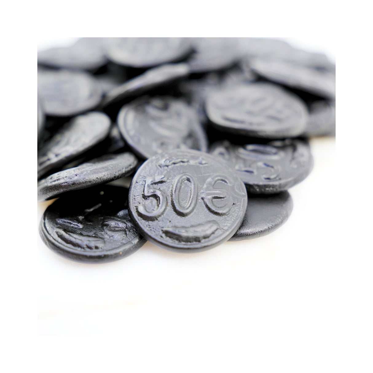 Gustafs Licorice Coins (hint of salt) 2.2 Lb