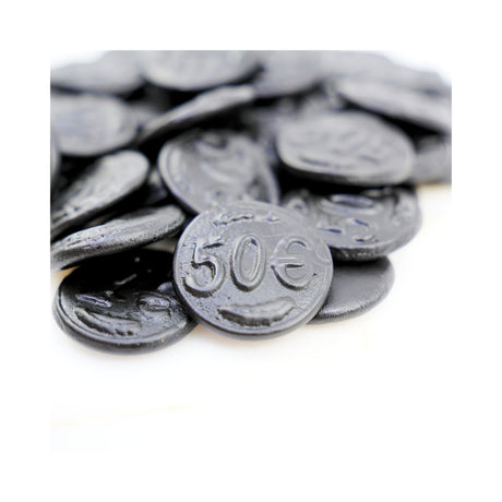 Gustafs Licorice Coins (hint of salt) 2.2 Lb