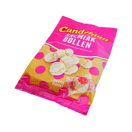 Candyman Salmiak Balls 3.5 Oz Ind Wrapped
