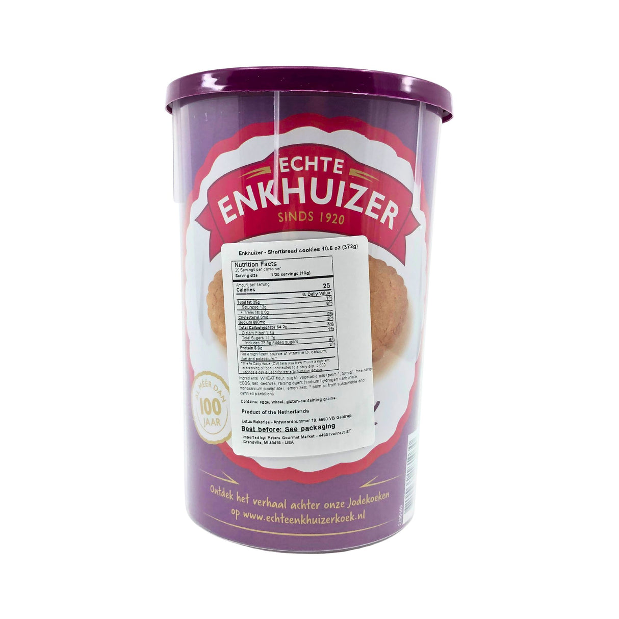 Enkhuizer Jodekoeken 13 oz Tub DATED AUG 12 2025