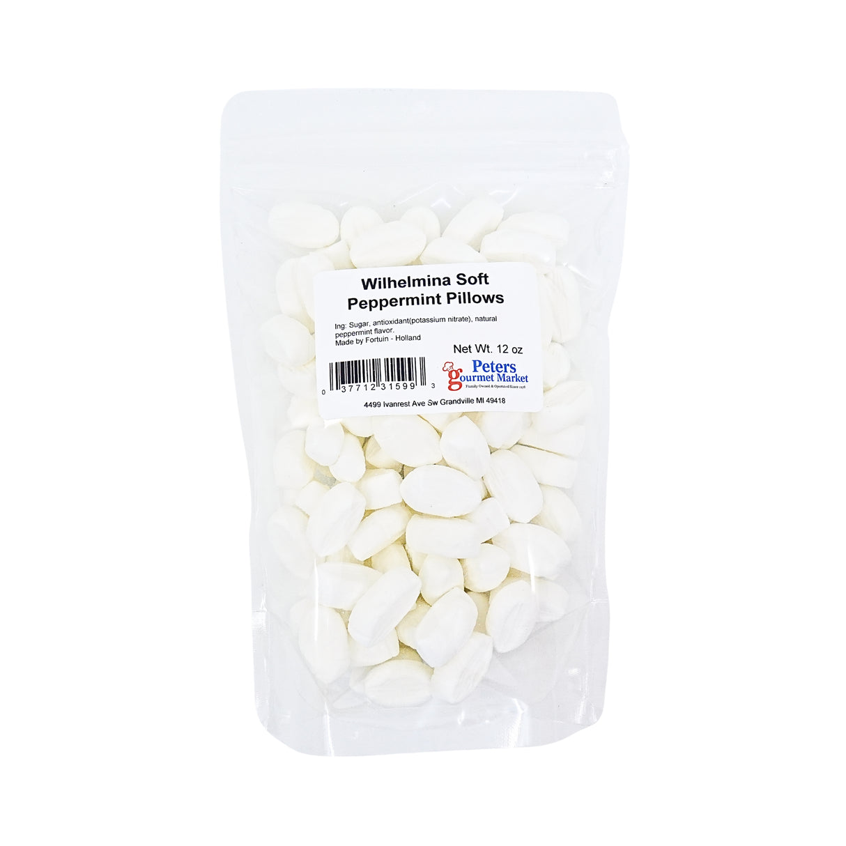 Dutch Hutch Wilhelmina Soft Pillow Mints 12 oz bag