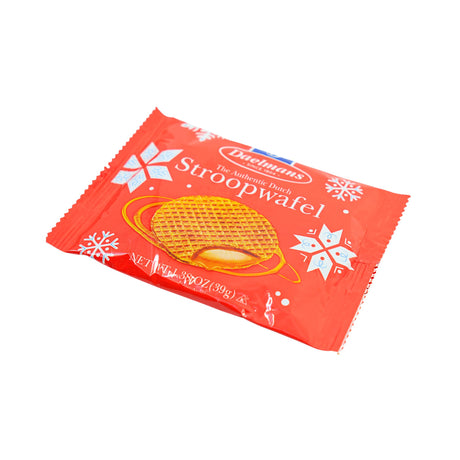 Daelmans  Holiday Jumbo Single  Caramel Single Syrupwafers  (1.38 oz)