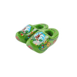 Magnet Wooden Shoe Green 1.75 inch